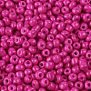 Baking Paint Glass Seed Beads SEED-US0003-4mm-K24-2