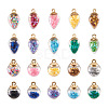 Transparent Glass Globe Pendants GLAA-TA0003-06-2