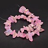 Electroplated Natural Quartz Crystal Beads Strands G-A142-03B-2