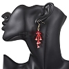 Glass Seed & Glass Beaded Dangle Earrings EJEW-MZ00687-04-2