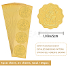 Self Adhesive Gold Foil Embossed Stickers DIY-WH0211-213-2
