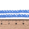 Faceted(32 Facets) Glass Beads Strands EGLA-J042-36A-02-4