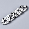 Spray Painted CCB Plastic Linking Rings CCB-Q091-018A-4
