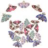 20Pcs 5 Style Alloy Enamel Pendants ENAM-SZ0004-30-1