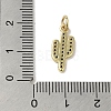 Real 18K Gold Plated Brass Pave Cubic Zirconia Pendants KK-M283-05C-G-3