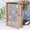 Wooden Presentation Boxes for Badge Storage and Display AJEW-WH0323-11-6
