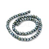 Electroplated Non-magnetic Synthetic Hematite Beads Strands G-G862-02-3