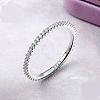Anti-Tarnish Rhodium Plated 925 Sterling Silver Finger Rings RJEW-FF0008-008P-18mm-4