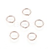 304 Stainless Steel Open Jump Rings STAS-O098-01RG-10-1