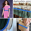 Polyester with PVC Paillette Lace Trim Ribbon OCOR-WH20050-015E-4