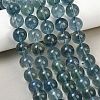 Natural Blue Fluorite Beads Strands GG-CBAF158-12mm-1