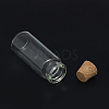 Glass Jar Glass Bottles Bead Containers AJEW-R068-22x80-04-4