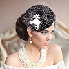 4Pcs 4 Colors EVA Cloth Round Fascinator Hat Base for Millinery AJEW-BC0007-39-5