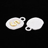 Spray Painted Alloy Pendants PALLOY-Q433-035C-RS-2