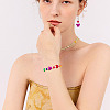 120Pcs 4 Styles Spray Painted Opaque Acrylic Beads ACRP-TA0001-03-8