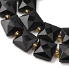 Natural Obsidian Beads Strands G-F839-A33-01-4