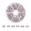 Cubic Zirconia Alloy Charms Sets ZIRC-PH0001-01P-4