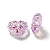 Transparent Acrylic Waffle Beads OACR-E016-01F-4