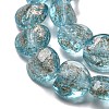 Handmade Gold Sand Lampwork Beads Strands LAMP-L079-04A-3
