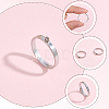 24Pcs 304 Stainless Steel Finger Ring Settings STAS-BBC0010-09A-6