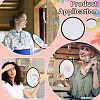 120Pcs Sublimation Blank Polyester Folding Fan AJEW-BC0010-86A-5