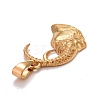 Ion Plating(IP) 304 Stainless Steel Pendants LS-STAS-D165-14G-06-3