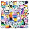 50Pcs Cartoon Cat Paper Sticker STIC-C012-02-2
