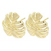 Brass Stud Earring Findings LS-KK-Z099-04G-03-1