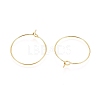 Ion Plating(IP) 316L Surgical Stainless Steel Hoop Earring Findings X-STAS-D164-02G-A-2