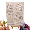 Blessing Words and Phrases Clear Silicone Stamps PW-WG627C9-01-3