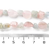 Natural Morganite Beads Strands G-P497-01C-57-5