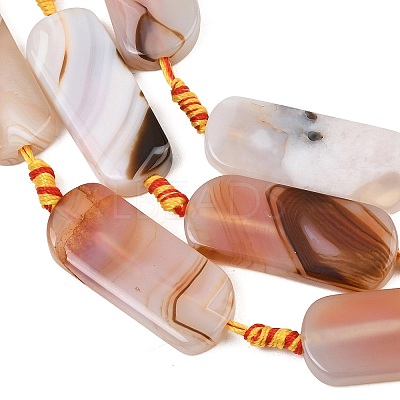 Dyed & Heated Natural Banded Agate Beads Strands GG-CBAB9C6-D05-01-1