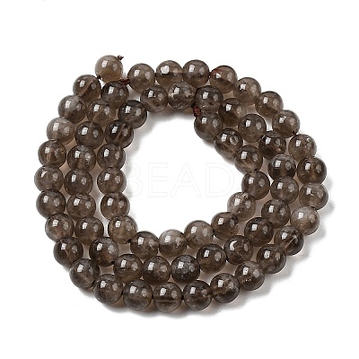 Natural Smoky Quartz Beads Strands G-B167-A09-6mm-1