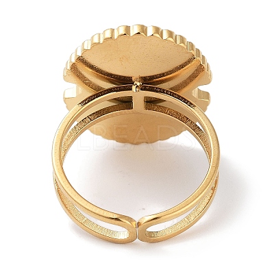 Ion Plating(IP) 304 Stainless Steel Ring RJEW-B059-07G-05-1