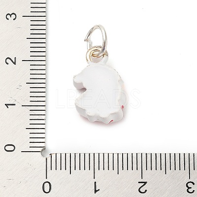 Christmas Themes Alloy Enamel Pendants FIND-I063-01C-1