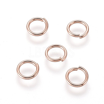 304 Stainless Steel Open Jump Rings STAS-O098-01RG-17-1