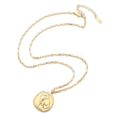 304 Stainless Steel Constellation Pendant Necklaces LS-NJEW-K392-01G-01-1
