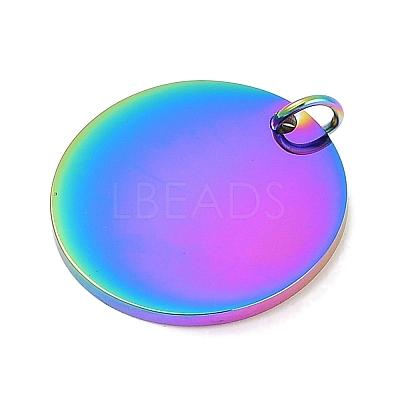 Ion Plating(IP) 304 Stainless Steel Pendants STAS-I311-32H-RC-1