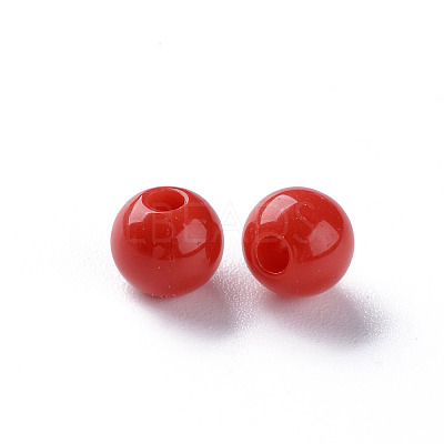 Opaque Acrylic Beads LS-X-MACR-S370-C6mm-A14-1