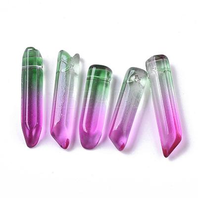 Two Tone Glass Beads GLAA-S167-13F-1