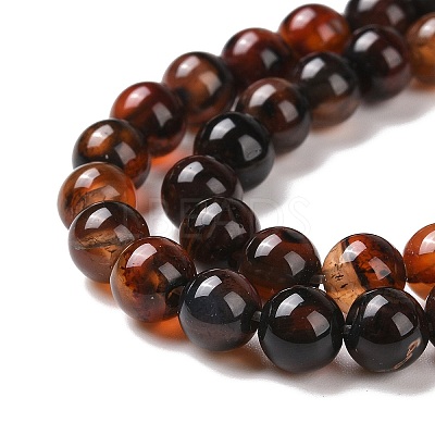 Natural Agate Beads Strands G-D845-02-6mm-1