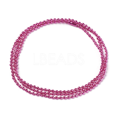 Iron Ball Bead Chains CH-E002-2.4mm-3A-1