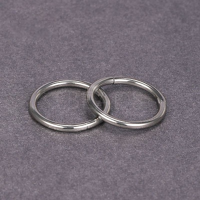 316L Surgical Stainless Steel Hoop Cartilage Earrings WGB51CA-27-1