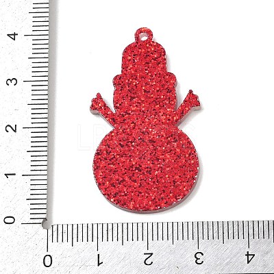 Christmas Acrylic Pendants OACR-I028-02G-1