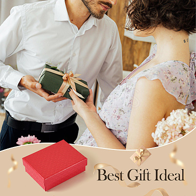 Rhombus Textured Cardboard Gift Storage Boxes CON-TAC0010-03A-04-1