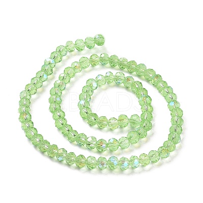 Electroplate Glass Beads Strands X1-EGLA-A034-T6mm-L17-1