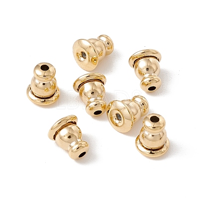 Rack Plating Brass Ear Nuts KK-G433-03LG-1