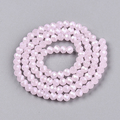 Electroplate Glass Beads Strands LS-EGLA-A044-J4mm-A02-1