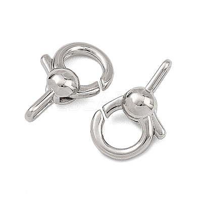 SHEGRACE Brass Spring Ring Clasps XGRQ58507-786P-1