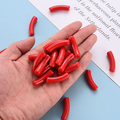 Opaque Acrylic Beads MACR-S372-002B-S010-1